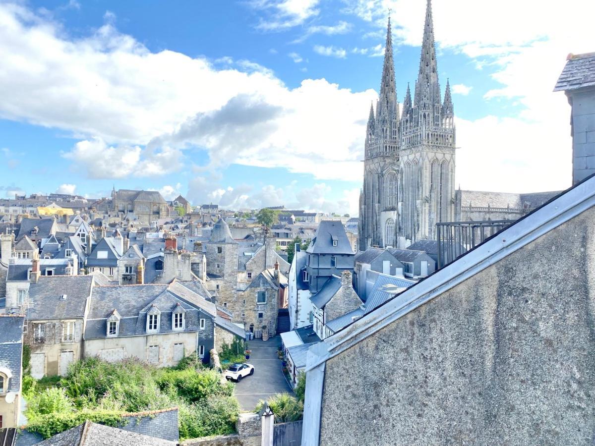Le Nid Des Quais - Vue Panoramique Au Coeur De La Ville - Wifi - Entree Autonome Кемпер Экстерьер фото