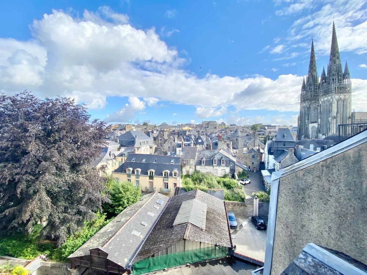 Le Nid Des Quais - Vue Panoramique Au Coeur De La Ville - Wifi - Entree Autonome Кемпер Экстерьер фото
